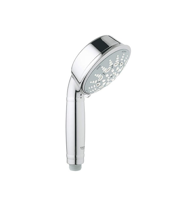 Grohe Relexa Rustic 100 5-Spray Classic HandShower 6 Grohe Relexa Rustic 100 Classic HandShower Chrome