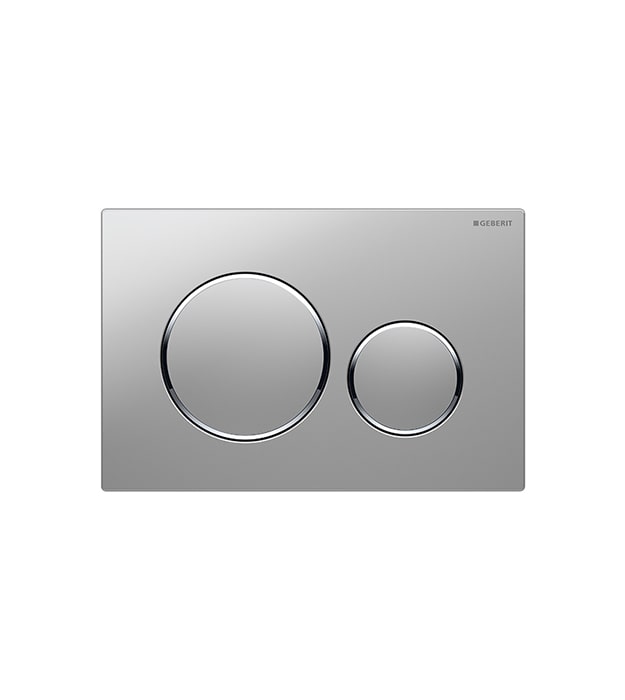 Geberit Sigma20 Series Plastic In-Wall Dual Flush Plate