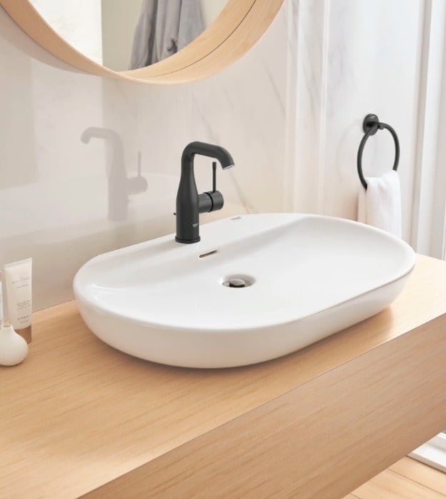 Essence New Black Single-Handle Bathroom Faucet 7 matte black faucet 234852431