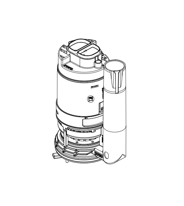 TOTO Flush Valve Assembly THU844-A For Aquia IV 11 TOTO Flush Valve Assembly THU844-A