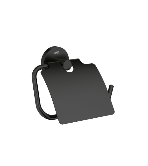Grohe Essentials Toilet Tissue Holder With Cover 8 Grohe ESSENTIALS 403672431