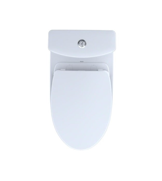 TOTO Aquia IV Two-Piece Dual-Flush Toilet With Seat 8 TOTO Two-Piece Toilet with Slow Close Seat
