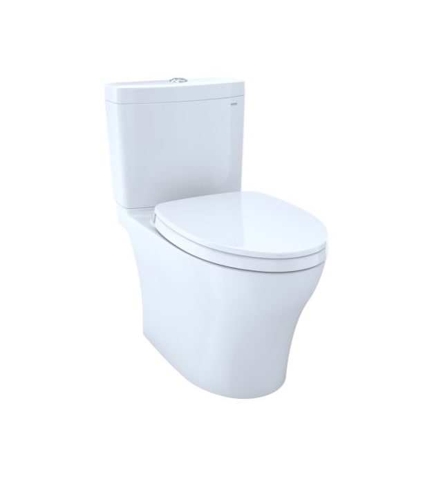 TOTO Aquia IV Two-Piece Dual-Flush Toilet With Seat 7 AQUIA® IV TOILET - 1.28 GPF & 0.9 GPF, UNIVERSAL HEIGHT MS446124CEMFGN#01