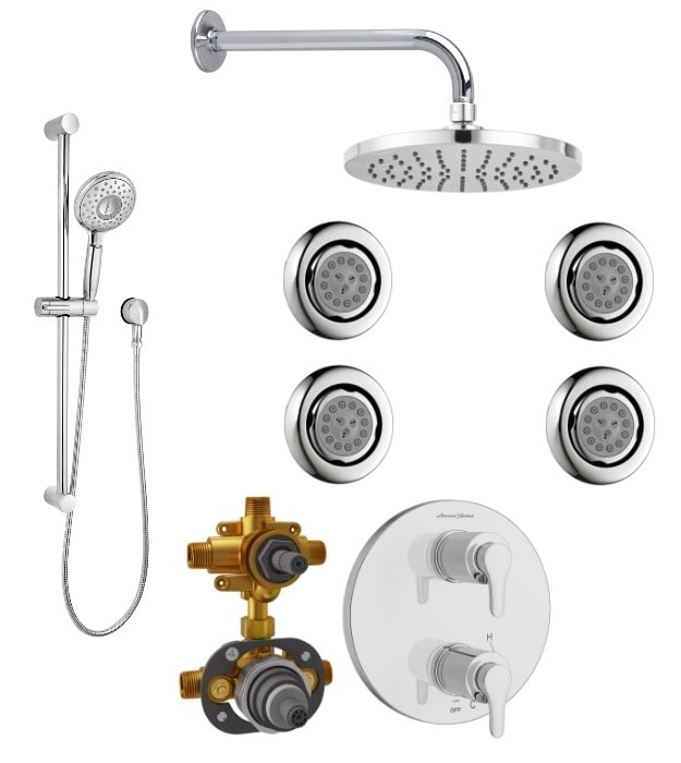 Studio S 3-Way Shower Kit With 4 Jets TU105740 5 Studio S 3-Way Shower Kit TU105740