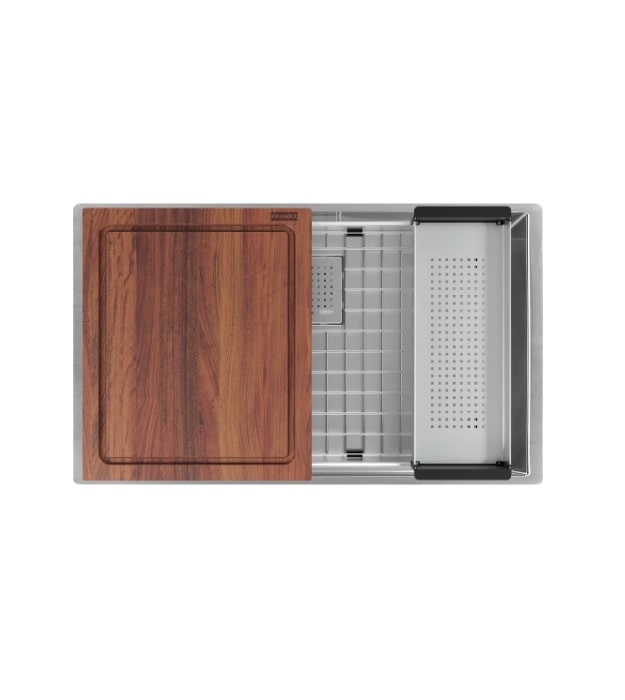 Franke Peak PKX11028-WKC Stainless Steel Kitchen Sink Workcenter 5 Franke Peak Stainless Steel Kitchen Sink PKX11028-WKC