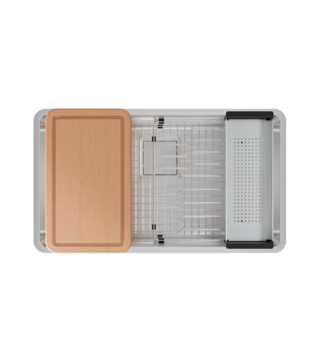 Franke Pescara 32 1/2" PTX110-31-WKC WorkCenter Kitchen Sink 3 Franke Pescara workcenter PTX110-31-WKC