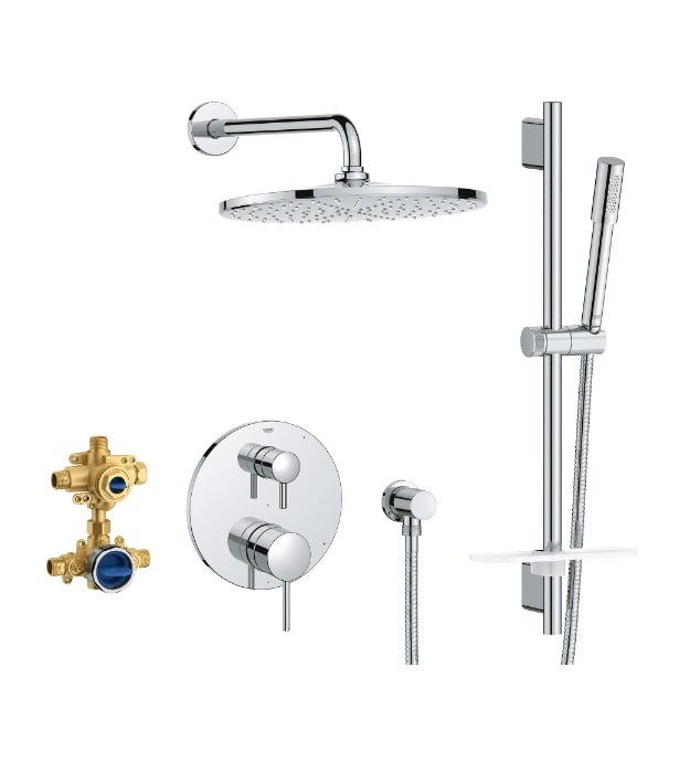 Grohe Timeless Shower Kit 29430 - Pressure Balance 5 Grohe Timeless Shower Rainshower Set 29430000
