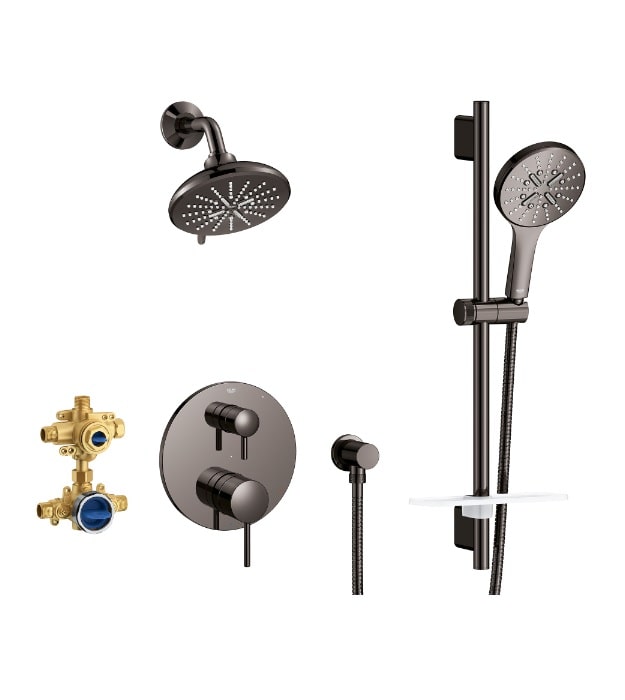 Grohe Timeless Pressure Balance Shower Kit 7 Grohe 29431A00 Shower Kit