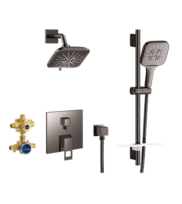 Grohe Eurocube Pressure Balance Shower Kit 7 Grohe Eurocube Pressure Balance Shower Kit - Image 2