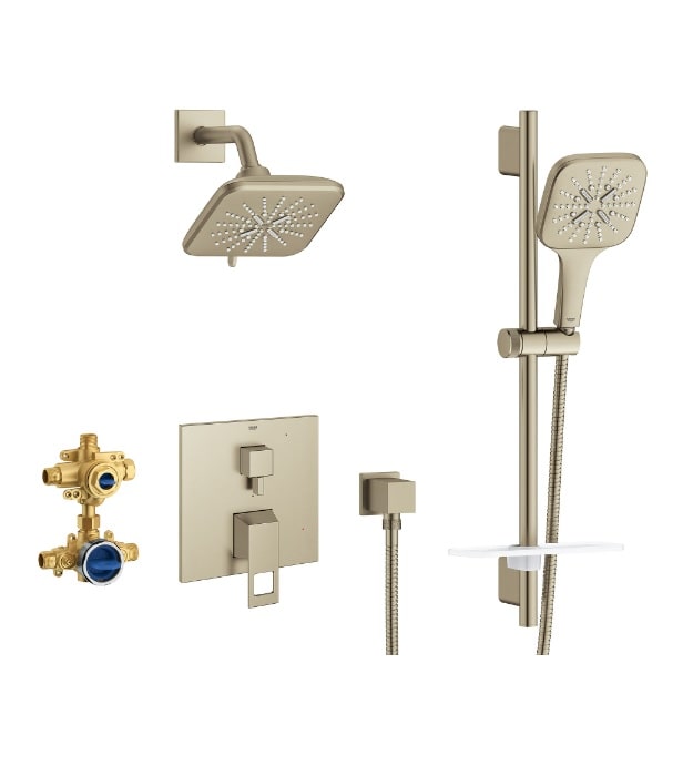 Grohe Eurocube Pressure Balance Shower Kit 8 29433EN0