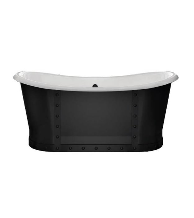Slik Portfolio Times Cast Iron Bathtub Matte Black 4 Cast Iron Tub TTM6831FI009