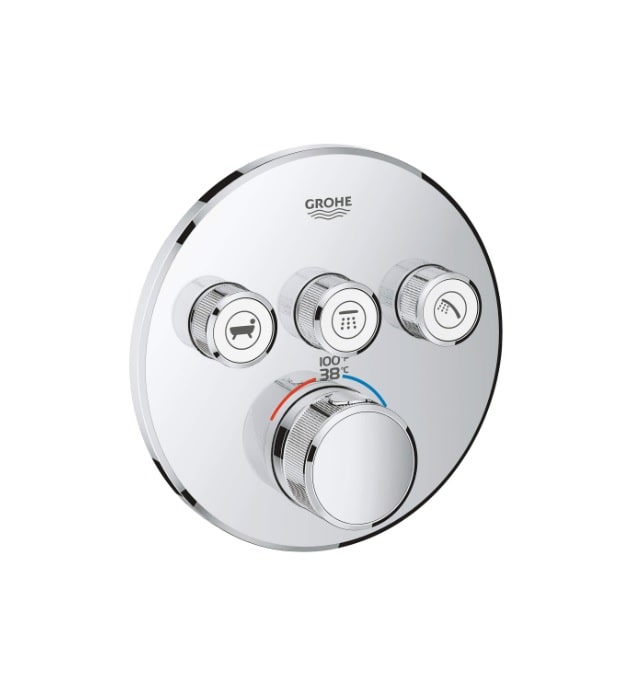 Grohe Grohtherm 3 Function Thermostatic Trim 2 Grohe Grohtherm Smartcontrol Thermostatic Shower 29138000