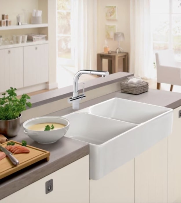Franke Manor House Fireclay Sink MHK720-35WH 7 Franke Fireclay MHK720-35WH