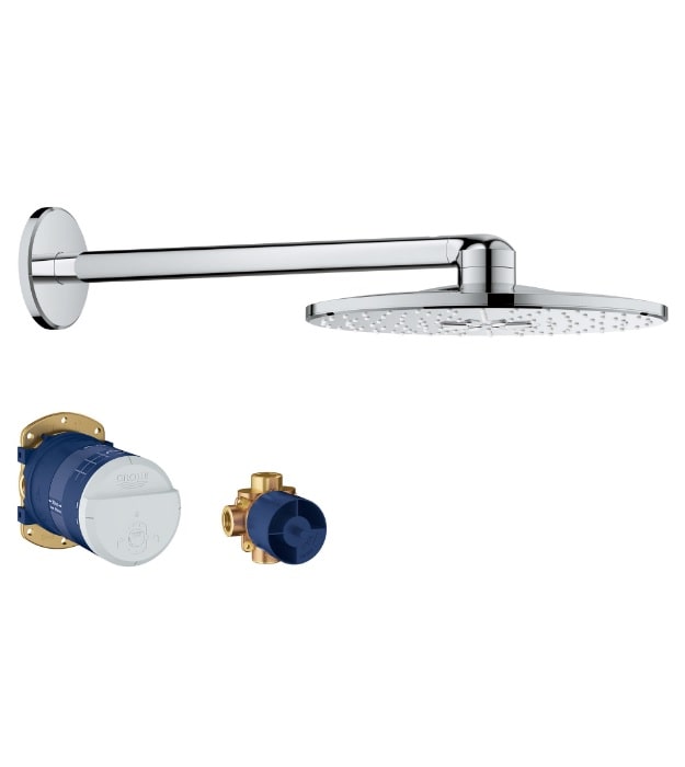 Grohe Rainshower Smartactive 310 12" Shower Head 12 Grohe Rainshower Smartactive 26502000 Showe rhead
