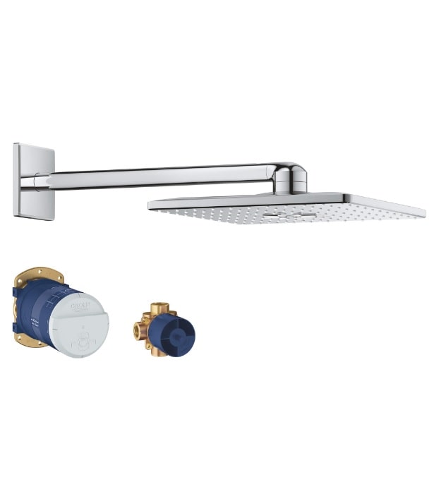 Grohe 26504000 Smartactive Rainshower 310 12" Shower Head 11 Grohe 26504000 Rainshower Smartactive