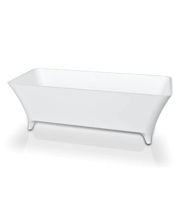Slik Portfolio Vecchio Solid Surface Bathtub With Legs 2 Slik Portfolio Vecchio Solid Surface Bathtub