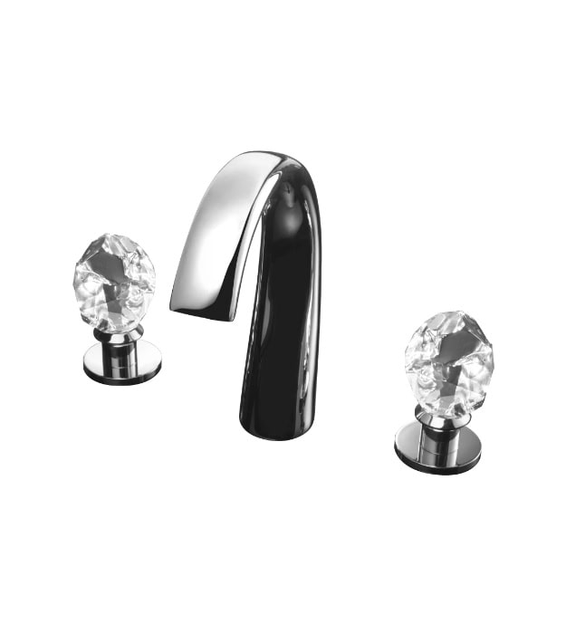 Maier Iceberg 73075P Widespread Luxury Faucet 2 Maier Iceberg 73075P Faucet Chrome