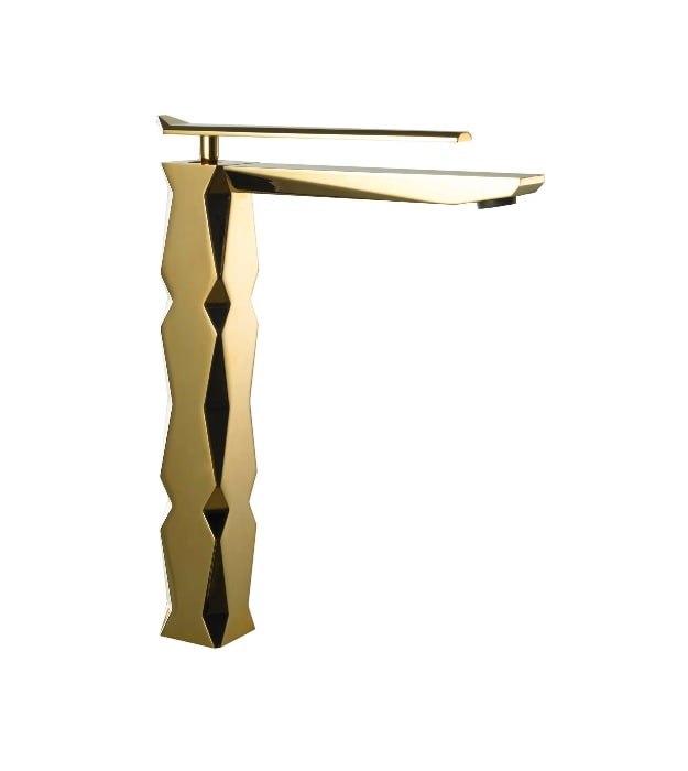 Maier Ikon 74104 Tall Single Hole Luxury Faucet 7 Maier Ikon Gold Tall Faucet