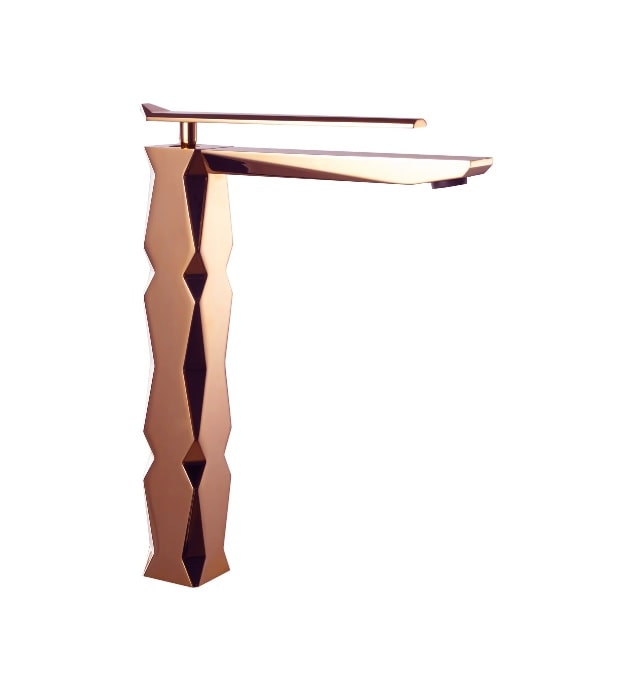 Maier Ikon 74104 Tall Single Hole Luxury Faucet 8 Maier Ikon Rose Gold