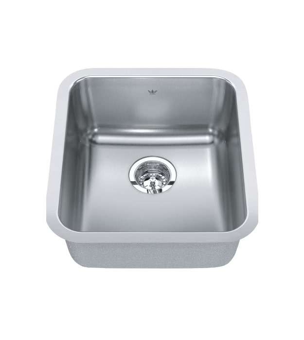 Franke Steel Queen Undermount Bar Prep Sink QSUA1917-8 2 Franke Kindred Bar Prep Sink QSUA1917-8