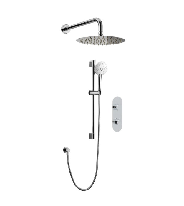 Cavalli Thermostatic Shower Kit CAVKIT1-W (Round) 6 Cavalli Shower Kit CAVKIT1-W
