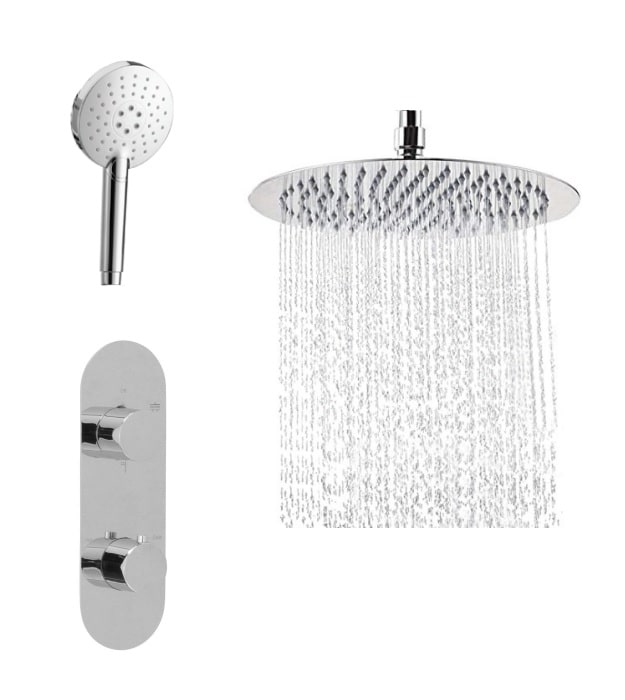 Cavalli Thermostatic Shower Kit CAVKIT1-W (Round) 7 Cavalli Thermostatic Shower Kit CAVKIT1-W (Round) - Image 2