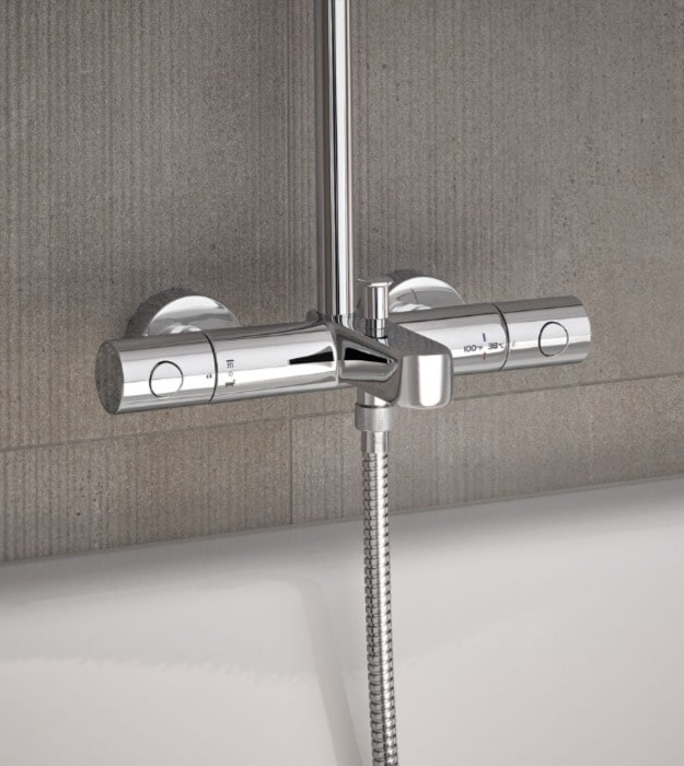 Grohe Euphoria 260 Thermostatic Tub/Shower System 7 Grohe Exposed Shower kit 26177002