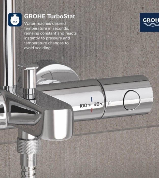 Grohe Euphoria 260 Thermostatic Tub/Shower System 9 26177002