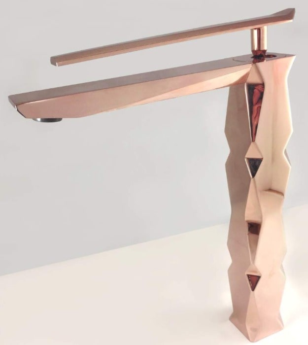 Maier Ikon 74104 Tall Single Hole Luxury Faucet 11 griferiasmaier ikon rose gold