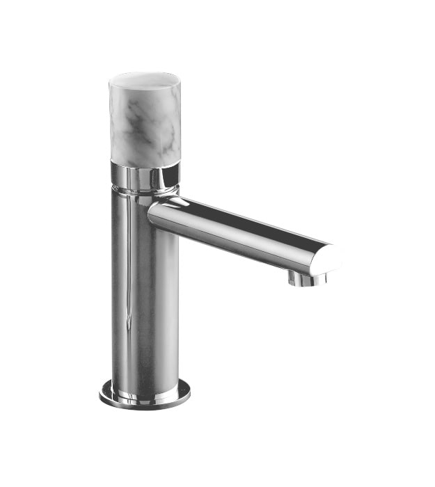 Maier Skulpture 46004 Round Single Hole Faucet 7 46004CHWH faucet