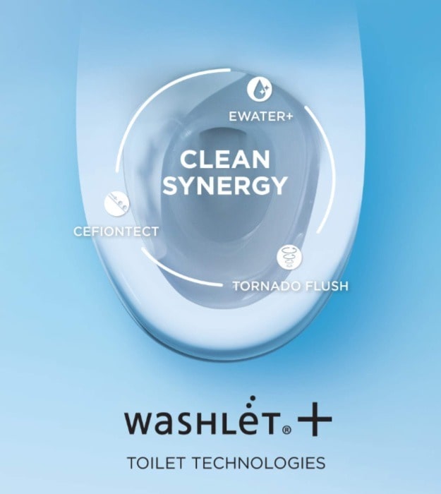 TOTO CST604CEFGAT40#01 UltraMax II Toilet With C5 Washlet 9 MW6043084CEFG#01
