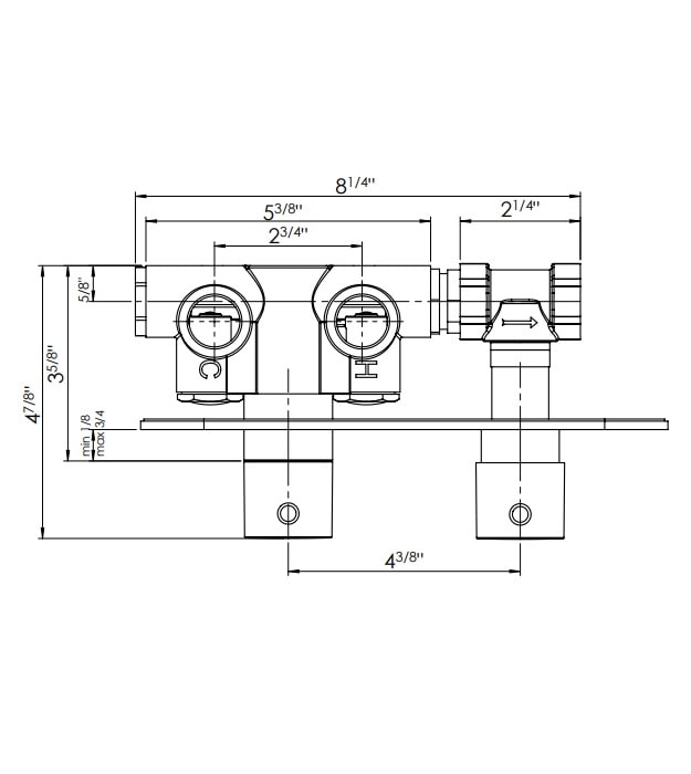Cavalli Thermostatic Shower Kit CAVKIT1-W (Round) 8 Cavalli Thermostatic Shower Kit CAVKIT1-W (Round) - Image 3
