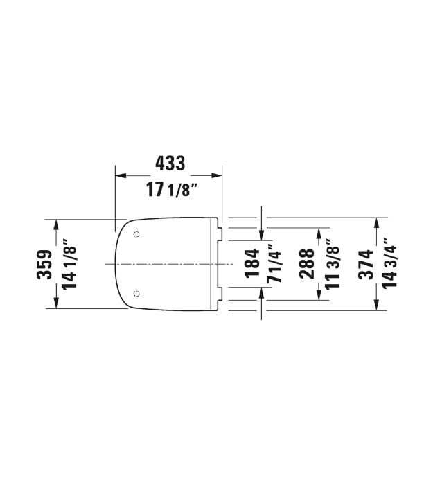 Duravit 0063790000 Durastyle Softclose Elongated Toilet Seat 9 Duravit 0063790000 Seat Dimentions