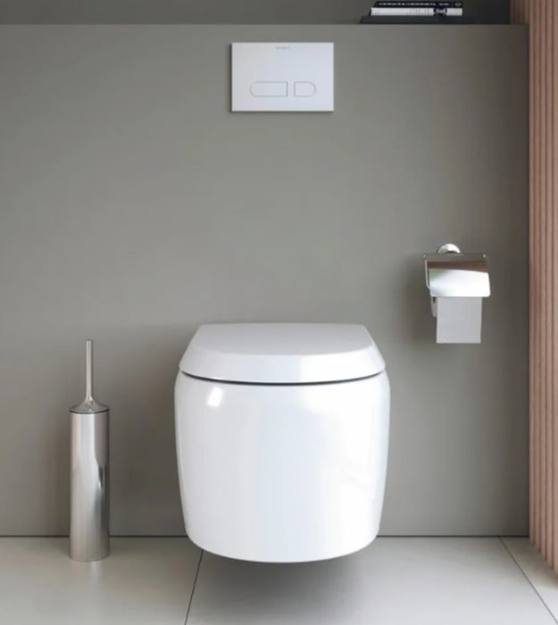 Duravit Qatego 2556092092 Antibacterial Wall-Mount Toilet W Seat 8 Duravit Qatego 2556092092 Antibacterial Wall-Mount Toilet W Seat - Image 3