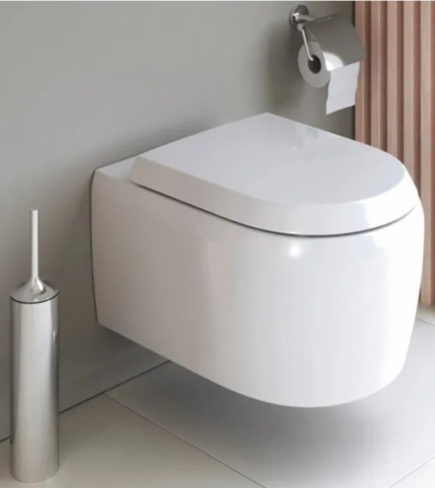 Duravit Qatego 2556092092 Antibacterial Wall-Mount Toilet W Seat 7 Duravit Rimless Wall-Hung Toilet