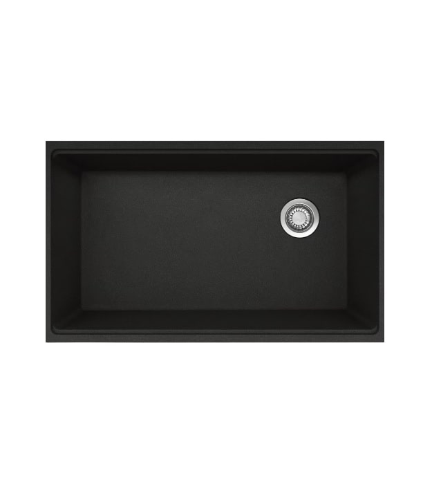Franke Maris MAG11031OW-MBK-WKC Workcenter Granite Sink 7 Franke MAG11031OW-MBK-WKC Matte Black Granite Sink