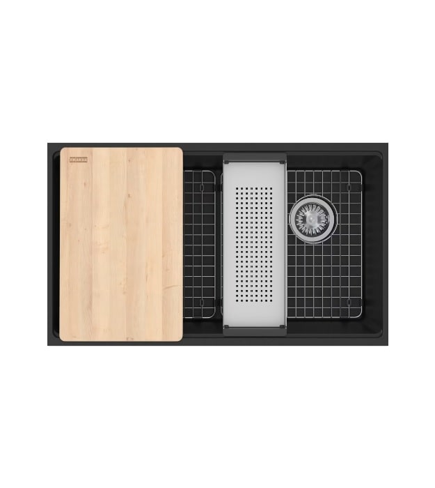 Franke Maris MAG11031OW-MBK-WKC Workcenter Granite Sink 6 Franke Maris MAG11031OW-MBK-WKC Granite Workcenter Sink