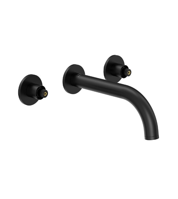 Grohe Atrio New Widespread Wall Mount Faucet 13 Grohe Atrio Matte Black Wall Mount Faucet 206632430
