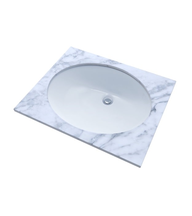 TOTO LT579G#01 Rendezvous Undermount Lavatory Sink 7 TOTO RENDEZVOUS® OVAL UNDERMOUNT BATHROOM SINK