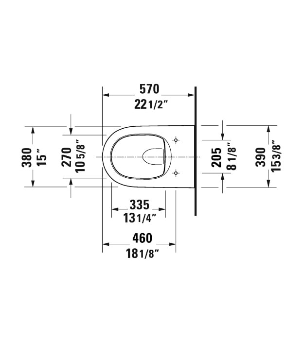 Duravit Qatego 2556092092 Antibacterial Wall-Mount Toilet W Seat 9 2556092000