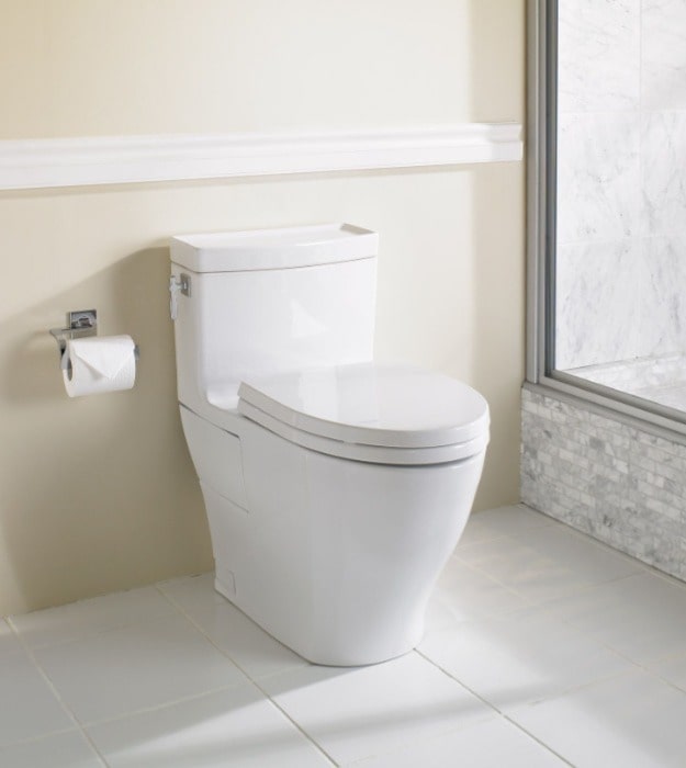 TOTO Aimes MS626124CEFG One-Piece Toilet Washlet+ & Seat 11 TOTO Elongated Toilet