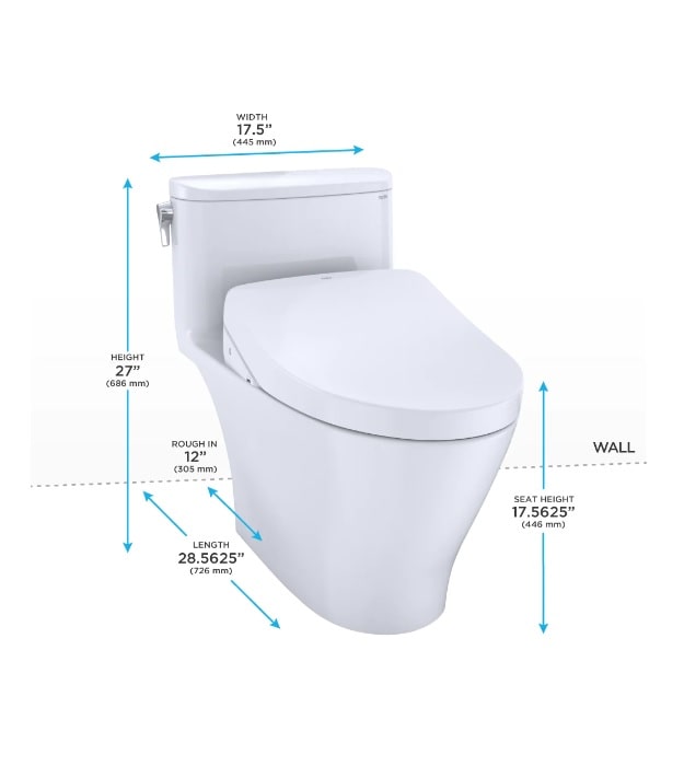 TOTO Nexus MW6423056CEFGA#01 Toilet With S550e Washlet+ 11 TOTO Nexus MW6423056CEFGA#01 Toilet With S550e Washlet+ - Image 6