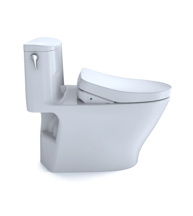TOTO Nexus MW6423056CEFGA#01 Toilet With S550e Washlet+ 7 TOTO Nexus One-Piece Toilet MW6423056CEFGA With S550e Washlet+ Bidet Seat