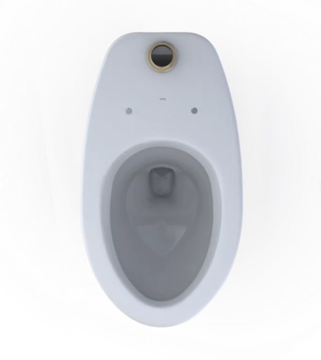 TOTO Commercial Top Spud Floor-Mounted Toilet With Seat 7 TOTO CT725CU#01 Flushometer Commercial Floor-Mounted Toilet