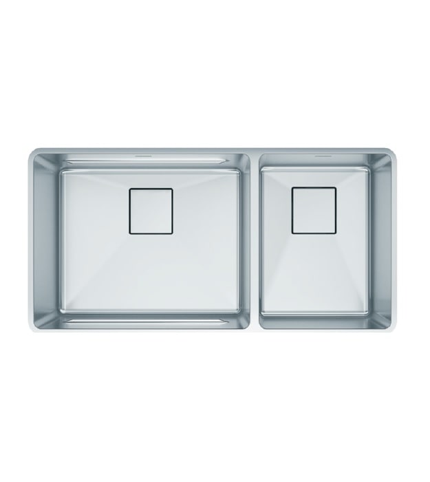 Franke Pescara PTX160-37-CA Double Bowl Kitchen Sink 4 Franke Stainless Steel Double Bowl Kitchen Sink PTX160-37-CA