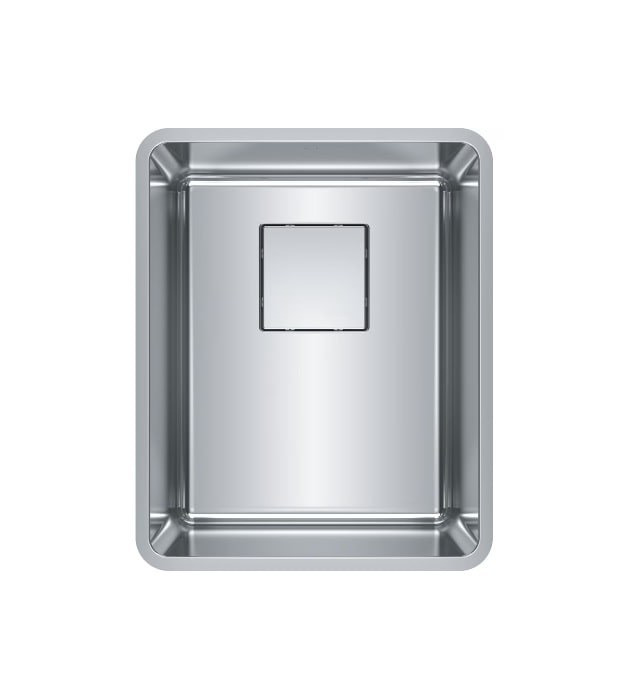 Franke Pescara PTX110-14-CA Bar/Prep Undermount Steel Sink 5 Franke Pescara PTX110-14-CA Steel Bar/Prep Sink