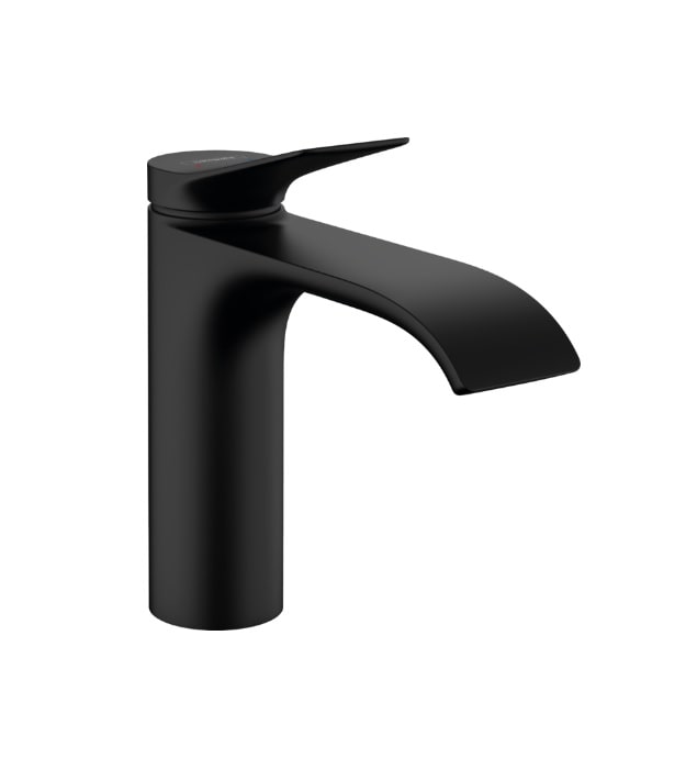 Hansgrohe Vivenis Single-Hole Faucet 110 With Pop-Up Drain 7 Hansgrohe 75020671 Vivenis Single-Hole Matte Black Bathroom Faucet