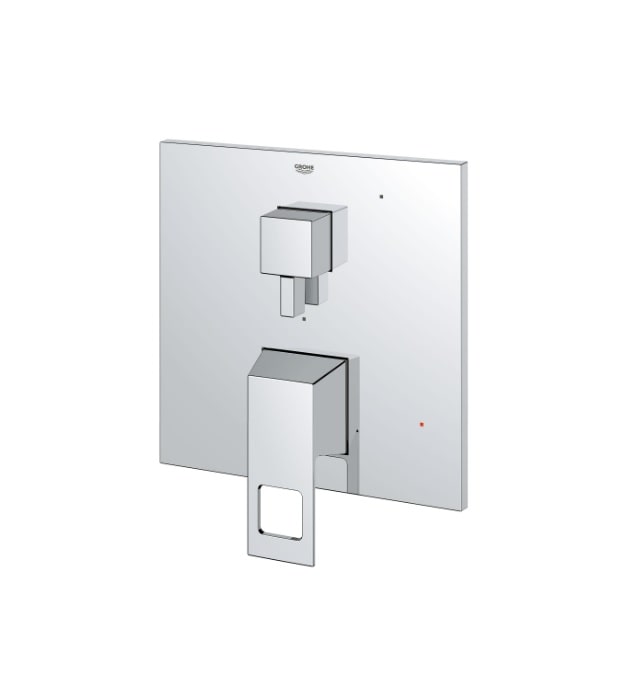 Grohe Eurocube Pressure Balance Shower Trim With Diverter 3 Grohe Eurocube Pressure Balance Shower Trim 29422000