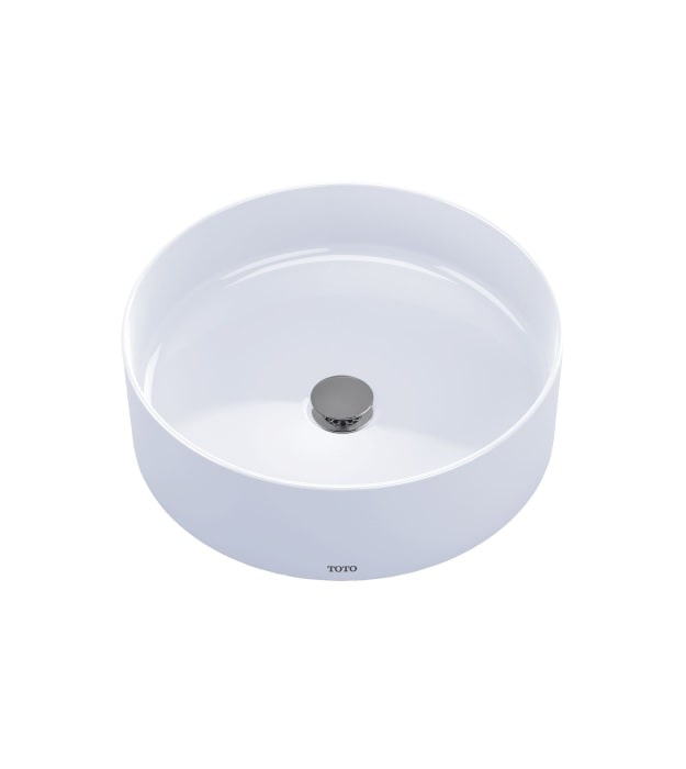 TOTO Arvina LT573#01 Round Vessel 16.5-inch Bathroom Sink 6 TOTO Arvina LT573#01 Round Vessel Sink