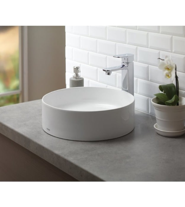 TOTO Arvina LT573#01 Round Vessel 16.5-inch Bathroom Sink 7 TOTO Arvina LT573#01 Round Vessel 16.5-inch Bathroom Sink - Image 2